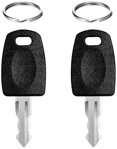 Yuiturt Lot de 2 Clés Maîtresses TSA 007/002 Universelles - Clé de Douane pour Valise et Bagages - Clé Passe-Partout pour Déverrouillage Serrures TSA en Cas d'Oubli de Code