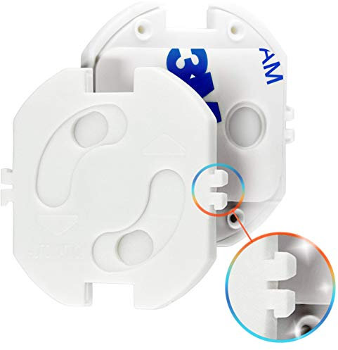 Doppelt Sicher: Magic Mama Steckdosensicherung zum Kleben und Klemmen (20 Stück + 1)