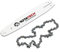 Rotatech 14 Chainsaw Bar & Chain Pack Fits Stihl MS180 MS181 018 50 DL Drive Links 3/8 LP Pitch .050 Gauge