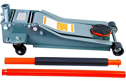 CRIC SOLLEVATORE IDRAULICO A CARRELLO PROFESSIONALE 3 TONNELLATE A PROFILO EXTRABASSO