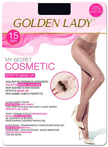 Goldenlady Hold-Up strumpor, 15 DEN (förpackning med 3), Svart (Nero A), M