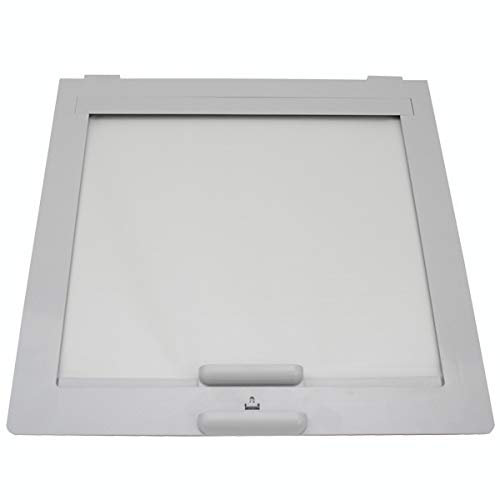 Innenrahmen für MPK Dachluke Dachfenster Dachhaube 40 x 40 cm Wohnwagen Wohnmobil Caravan mit Rollo und Moskitonetz grau