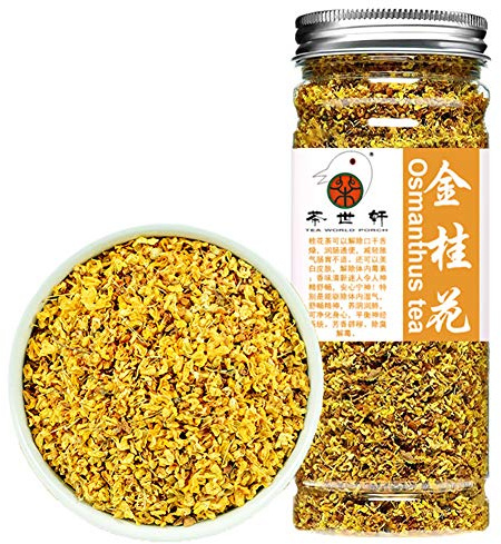 Plant Gift Fragrant Osmanthus Tea 40G/1.41oz 桂花 Thé d'osmanthus parfumé, tisane de qualité supérieure, feuilles d'herbes en vrac, thé chinois 100 % fleur d'osmanthus séchée