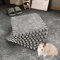 Plush Crawling Mat, 10Pcs Interlocking EVA Foam Floor Tiles, Non slip Jigsaw Cushion Mats Rug 30 * 30 * 1cm For Children's Play Area Baby Infant Bedroom Pet Cage Home Decoration (grey)