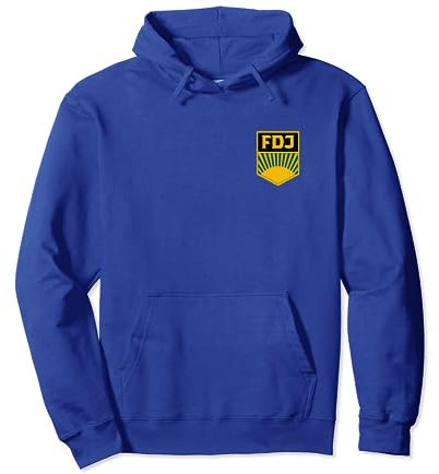 FDJ Shirt Blau Original DDR Nicki Pullover Hoodie
