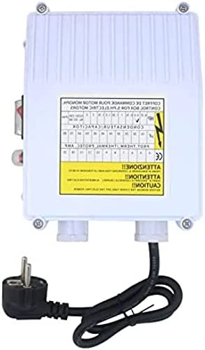 Bärbara hushålls små pumpar 220V dränkbar djupbrunnspump Kontrollbox Dykpump Extern låda Enfas kapacitiv djupbrunns dykpump Switch Box (Färg: 2200w),370w 69Lugn