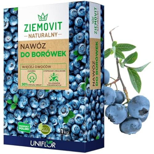 Obstdünger 1kg - Dünger für Blaubeeren - Heidelbeer für Obst, Fruchte - Tabletten - Beerendünger für Heidelbeeren - Pflanzendünger - Wurzeldünger