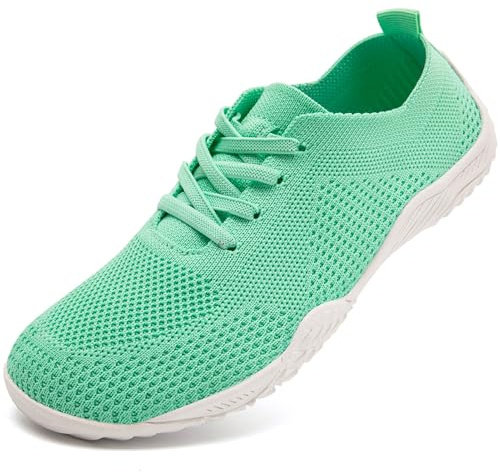 CMZSMM Womens Barefoot Shoes Running Sneakers Gay Casual Green Size 5 UK