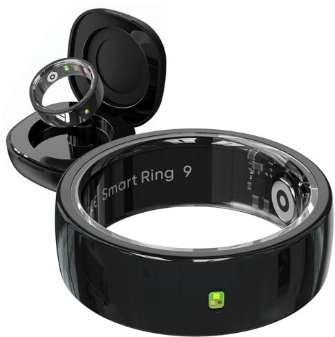 Bague intelligente NFC en céramique avec contrôle tactile, moniteur de fréquence cardiaque, suivi du sommeil, compteur de pas, comptage des calories, traqueur de fitness pour Android iOS
