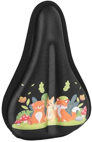 GorinsKani Child Bicycle seat Cushion Cover, Waterproof and Breathable, 22cm x15 cm, Animal Pattern