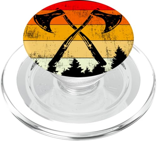 Vintage Viking Axe - Hatchet Throwing - Nordic Mythology PopSockets PopGrip for MagSafe