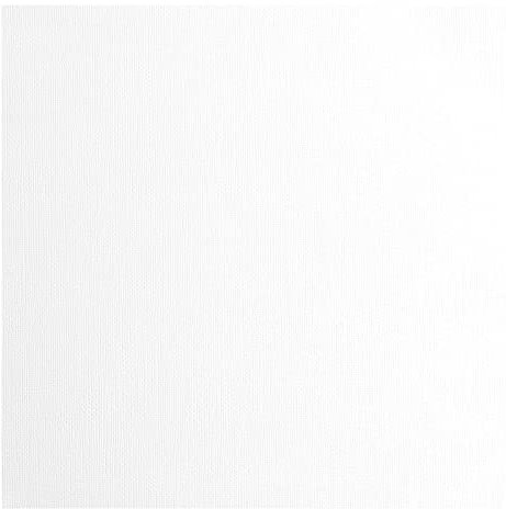 Vaessen Creative Florence Cardstock Papier, Weiß, 216 Gramm/m², Quadratisch, 30,5 x 30,5 cm, 100 Stück, Textur, für Scrapbooking, Kartenherstellung, Stanzen und andere Papierbasteleien