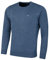 Calvin Klein Herren mit Rundhalsausschnitt Sweater - Denim Marl - M