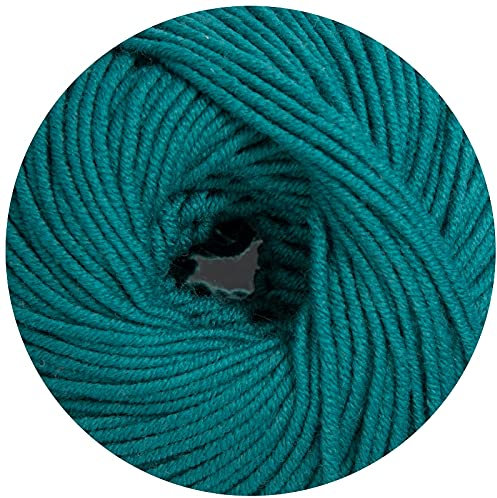 ONline Supersocke 6-fach Sort. 321 Merino Uni 5006 - Petrol