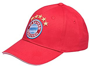 FC Bayern München Baseballcap | Baseballkappe | Logo | Kinder | Rot, Navy oder Schwarz