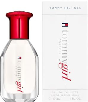 Tommy Hilfiger - Eau de Toilette Tommy Girl Forever 30 ml - Women's Fragrance - Woody Floral Fragrance - Fresh and Fruity Notes - Transparent Glass Bottle