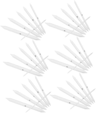 NUOBESTY 1 Satz Doppelseitiger Radierstift Kunststifte Mischstifte Textmarker Zeichnen Zeichenstifte Für Kohle Zeichenwerkzeuge Für Anfänger Tortillons, Die Stümpfe Mischen Papier Weiß 36st