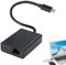 Ethernet Adapter for Fire TV Stick Micro USB to RJ45 Practical Black Ethernet Network Adapter Compatible with 4K Fire Stick Chromecast Google Home Mini