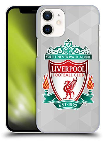 Head Case Designs Officially Licensed Liverpool Football Club White Geometric 1 Crest 1 Hard Back Case Compatible With Apple iPhone 12 Mini