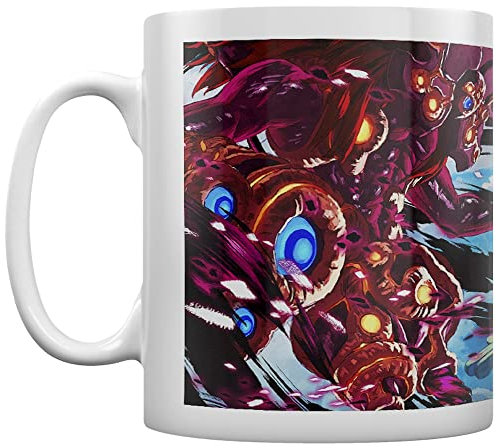 The Legend of Zelda Breath of the Wild Tasse (V S Phantom Design), 325 ml, offizielles Merchandise-Produkt, Weiß