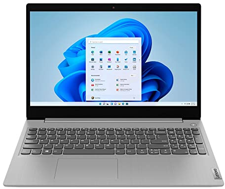 Lenovo Ideapad 3i 15.6 HD Touchscreen Laptop, 11th Gen Intel Core i3-1115G4, 8GB Memory, 256GB SSD, Webcam, Wi-Fi 6, Bluetooth, Windows 11 Home, Platinum Grey