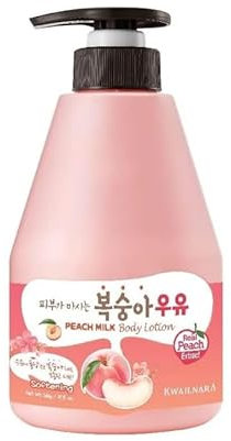 KWAILNARA Peach Milk Softening Body Lotion 560g – Hydrating & Nourishing Korean Skincare for Smooth, Soft, Glowing Skin | Pack of 1