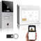 GVS - IP Video Türsprechanlage mit Türöffner, Fingerprint & RFID, HD Kamera, 2X 7 Zoll Monitor & App - Smarte Video Türklingel mit Kamera & Gegensprechanlage für 1 Familienhaus (AVS4472U)