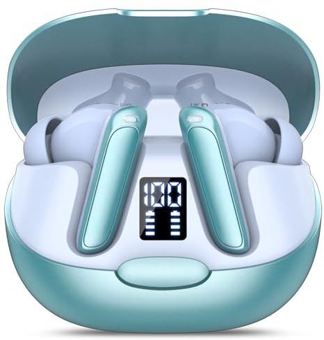 AI Auriculares traductor en Tiempo Real, 48H Auriculares Traductores de Idiomas con 164 Idiomas, 5 Modos de Traducción, Cascos Inalambricos Bluetooth 5.3 con ENC y App con Viajes/Negocios/Reunirse