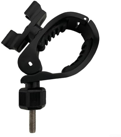 Clip de micrófono de flauta para accesorios de instrumentos musicales, clip ABS ajustable de doble cabeza con tuerca elástica, compatible con afinador de flauta (sin micrófono)