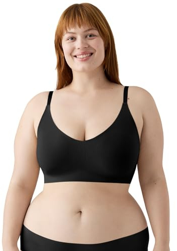 True & Co Womens Body Triangle Convertible Strap Bra, Black, L 36C-D 38A-B US