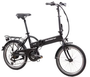 F.lli Schiano E-Sky, E Bike Klappbar 20 Zoll, 36V 7.8Ah Abnehmbarer Akku, Motor 250W 40Nm, Klapprad Ebike für Herren/Damen, Schwarz