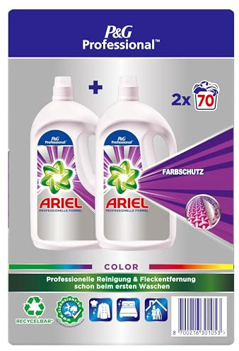 Ariel Professional Flüssigwaschmittel Waschmittel Colorwaschmittel, 70 Waschladungen, 3.5l