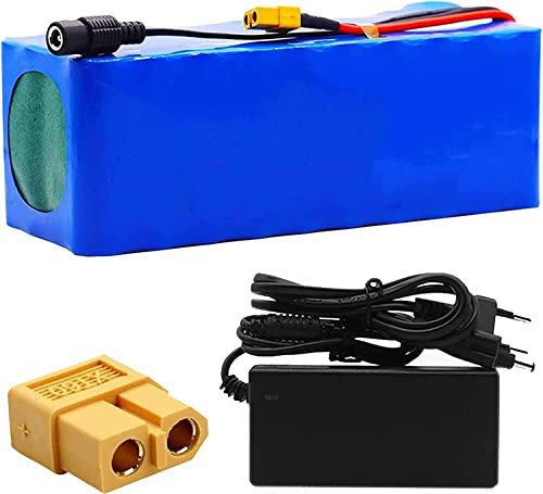 Generico Batteria al Litio 24V 20Ah con BMS per E-Bike e Monopattino, capacità Alta, Sostituzione Batteria al Piombo, Connettore XT60