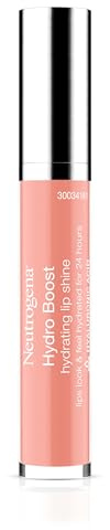 Neutrogena Hydro Boost Moisturizing Lip Gloss, Hydrating Non-Stick and Non-Drying Luminous Tinted Lip Shine with Hyaluronic Acid to Soften and Condition Lips, 23 Ballet Pink Color, 0.10 oz