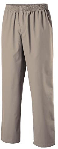 EXNER Medizinische OP-Schlupfhose, Pflege-Hose, Arbeitshose, Unisex für Herren und Damen in Medizin, Krankenpflege, Altenpflege, SPA, Wellnes, Kosmetik, Farbe Sand, Größe XS