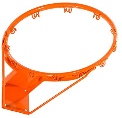 Wip Sport - Canestro Professionale da Basket Rinforzato (7.5kg) in Acciaio Verniciato, 45 cm di diametro, 100% Made In Italy (Rete Esclusa)