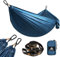 Naturefun Ultralight Travel Camping Hammock 300 kg Load Capacity, Parachute Nylon Breathable Quick Drying 2 x Carabiners 2 x Loops Indoor Outdoor Garden