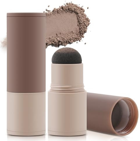 Boobeen Ombra dei capelli in stick, correttore per capelli con ritocco delle radici, stick in polvere per capelli diradati e grigi, nasconde istantaneamente la perdita di capelli