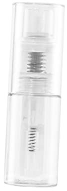 GARVALON Trockenpulver Flasche Puderdose Für Unterwegs Kleiner Spender Container Shaker Babypuder Lotion Bebe Leerer Pulverbehälter Sprühpumpe Pulver Sprühflasche Reisen Transparent Plastik