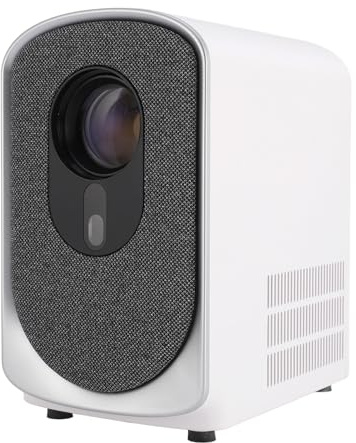HD -projektor med Trådlös Skärmspegling för Hem, Bärbar Filmprojektor med 11.0, 1024x720p Upplösning, 8 GB -minne (EU)
