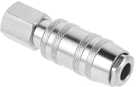 NUOBESTY Raccordo Pressione in Acciaio Inox Per Tubi Aria Connettore Rapido e Crimpare Adatto Utensili Pneumatici e Compressori