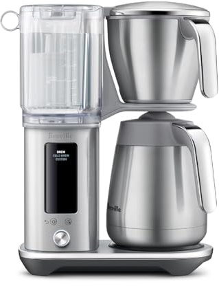 Breville Luxe Drip Coffee Machine BDC465BSS, Brushed Stainless Steel, Thermal Carafe