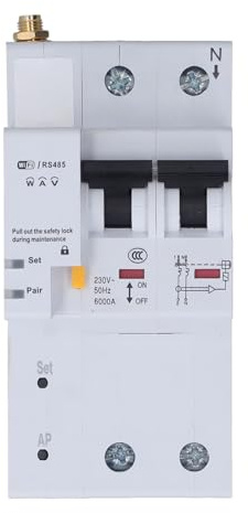 Smart WiFi Air Switch med Röststyrning och överbelastningsskydd för (16A)