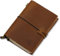 Wanderings A6 Travelers Notebook/Handcrafted Genuine Leather Journal - 11.5 x 15.5 cm - This Small Refillable Travel Journal is Rugged Enough to Capture All Life's Adventures. 100 GSM Blank Inserts