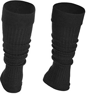 STEVEN Stulpen für Mädchen Schwarz, Wadenwärmer aus Baumwolle, Beinstulpen für Kinder, Leg Warmers, Geschenk für Junge Tänzer