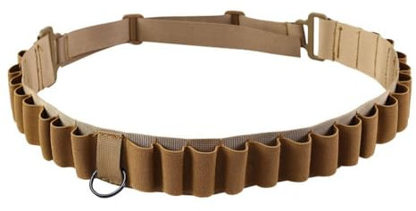 Patronengurt für Jagd, 25 Loch Klopfer Gürtel, Bullet Belt Shell Holder Munitionsträger für die Taktische Jagd