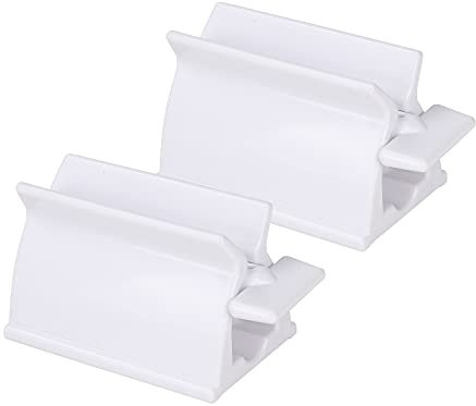 LONGFITE Toothpaste Squeezer Roller and Dispenser Large Stand Holder Multipurpose for Tube Items, 2 Pack