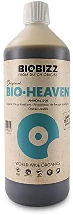 GROWMANIA Fertilizante Bio Heaven de BioBizz 1 L | Abono Nutritivo para Plantas y Cultivos | Sustrato Estimulador con Minerales