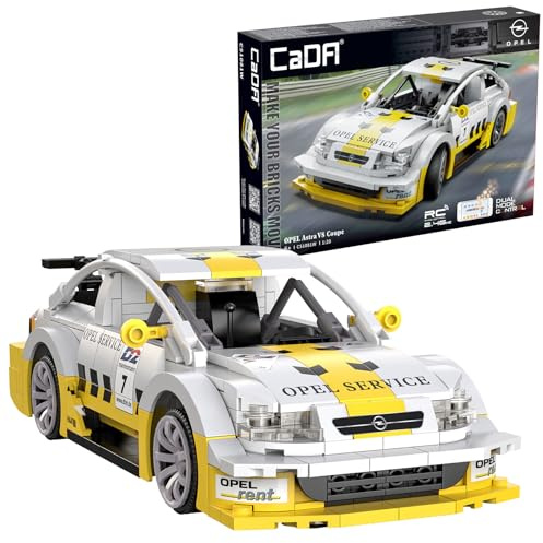 CaDA Opel Astra V8 Racing Car - 330 pezzi - Mattone da costruzione in mattoni, modello C51081W