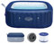Bestway® Lay-Z-SPA® Energiespar-Whirlpool Hawaii AirJet™ mit App-Steuerung + integrierter UltraFit™ -Pumpeneinheit, für 6 Personen 180 x 180 x 71 cm, Kobaltblau